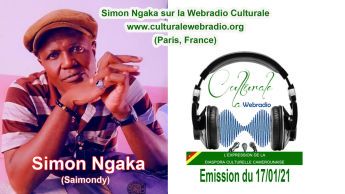Couverture émission webradio Culturale sur Simon Ngaka